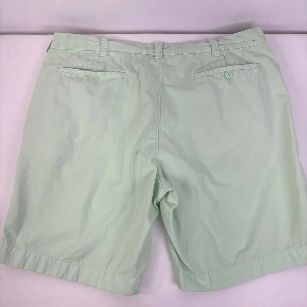 J.Crew Stanton‎ Short Mens 38 Mint Green 100% Cotton Chino Shorts 9 Inch Inseam